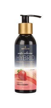 Змазка водно-силіконова Sensuva Hybrid Strawberry (125 мл) без цукру, можна для оральних пестощів SO3245 фото