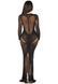 Платье Leg Avenue Lace and Net Bodycon Gown One Size, Black SX1737 фото 5