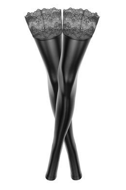 Панчохи з мокрим ефектом Noir Handmade F135 Powerwetlook stockings, S, без мисків SX0017 фото