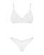 Комплект Obsessive Alissium 2-pcs set, M/L, мереживо, ліф з м&rsquo;якою чашкою, трусики танга SX0604 фото 6