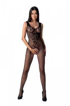 Бодістокінг з крилами Passion BS098 One Size, black, середня сітка, відкритий доступ SO8935 фото