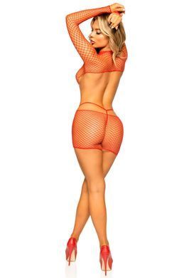 Leg Avenue Cut Out mini dress OS Red SO7962 фото