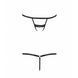 Трусики-стрепы Passion Exclusive SHELLY THONG L/XL, black PS27907 фото 5