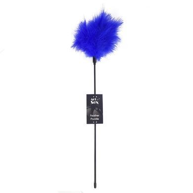 Лоскітка з пером індика Art of Sex &ndash; Feather Paddle, синя SO6613 фото