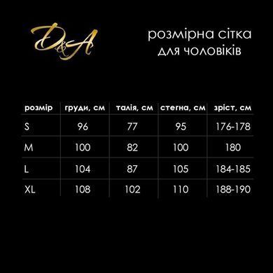 Мужское сетчатое боди D&A, M, короткий рукав SO9571 фото