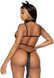 Эротический костюм кошки Leg Avenue Roleplay Sex Kitten One size Black, боди, ушки, чокер SO8601 фото 2