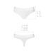 Трусики-бразиліана з бавовни Passion PS005 PANTIES XL, white SO4226 фото 6
