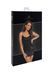 Платье Noir Handmade F307 Mirage, S, black, мини, под латекс, открытая спина, декор из стразов SX0279 фото 7