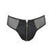 Мужские слипы на молнии Passion 042 SLIP TIMMY XXL/XXXL Black, экокожа, сетка SO7599 фото 5