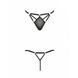 Стринги из стреп Passion Exclusive MEGGY THONG L/XL, black PS27710 фото 5