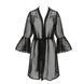 Воздушный пеньюар Passion LOVELIA PEIGNOIR XXL/XXXL, black SO4773 фото 5