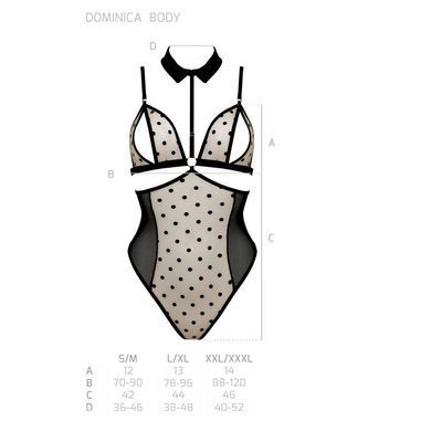 Боди Passion DOMINICA BODY S/M, beige SO8425 фото