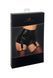 Шортики Noir Handmade F325 Glam, XL, black, вініл, висока талія, кріплення для панчіх, з доступом SX0384 фото 8