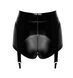 Шортики Noir Handmade F325 Glam, XL, black, вініл, висока талія, кріплення для панчіх, з доступом SX0384 фото 7