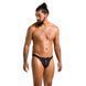 Мужские слипы на шнуровке Passion 044 SLIP BEN L/XL Black, экокожа, люверсы SO7603 фото 3