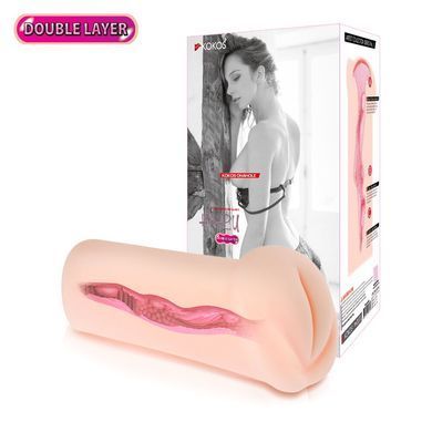 Мастурбатор-вагина двухслойный Kokos Haru Double Layer SO1242 фото