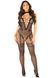 Бодистокинг Leg Avenue Crotchless Bodystocking with Heart One Size, Black SX1759 фото 5