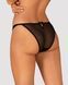 Полупрозрачные трусики с подвеской Obsessive Ivannes panties black 2XL/3XL, черные SO7282 фото 2