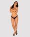 Полупрозрачные трусики с подвеской Obsessive Ivannes panties black 2XL/3XL, черные SO7282 фото 3