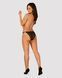 Полупрозрачные трусики с подвеской Obsessive Ivannes panties black 2XL/3XL, черные SO7282 фото 4