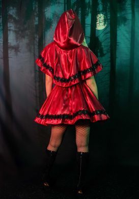 Еротичний костюм Червоної шапочки Leg Avenue Gothic Red Riding Hood S, сукня, накидка SO9122 фото