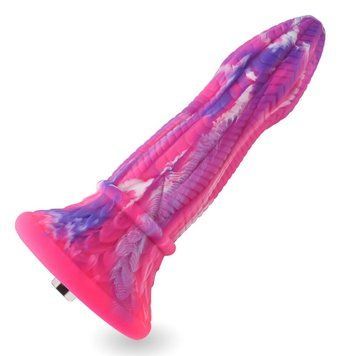 Фалоімітатор для секс-машин Hismith 10.3&Prime; Silicone Monster Dildo Series, KlicLok та присоска SO6216 фото