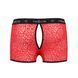 Мужские прозрачные боксеры Passion 046 SHORT PARKER XXL/XXXL Red, сетка, под леопард SO7611 фото 6