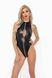 Боді з мокрим ефектом Noir Handmade F294 Powerwetlook bodysuit with front zipper, L SX0197 фото 2