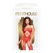 Бодистокинг с вырезом на животике Penthouse - Hot Nightfall Red XL SO5269 фото 3