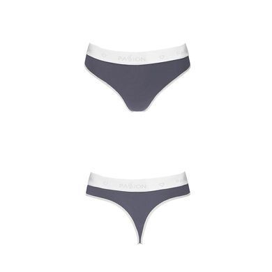Спортивні трусики-стрінги Passion PS007 PANTIES XL, dark grey SO4250 фото