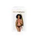 Трусики-бразилиана Penthouse Adore Me S/M Black, цветочное кружево, тонкие ремешки, бантики SO6474 фото 3
