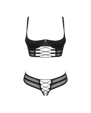 Комплект Obsessive Roxelia 2-pcs crotchless set M/L SO9072 фото