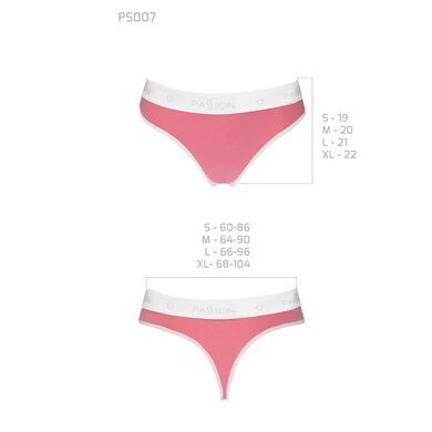 Спортивні трусики-стрінги Passion PS007 PANTIES S, pink SO4257 фото