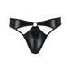 Чоловічі стринги Passion 033 THONG PAUL L/XL Black, під латекс SO7570 фото 5