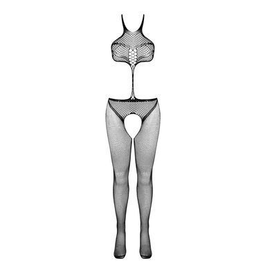 Відкритий бодістокінг Passion BS080 black SO4729 фото
